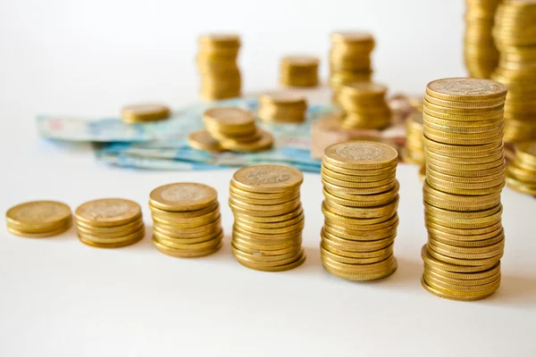 Stacks coins — Stock Photo, Image