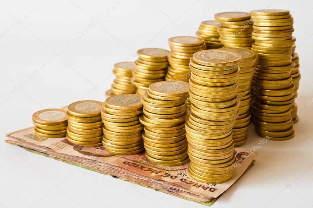 Stacks coins