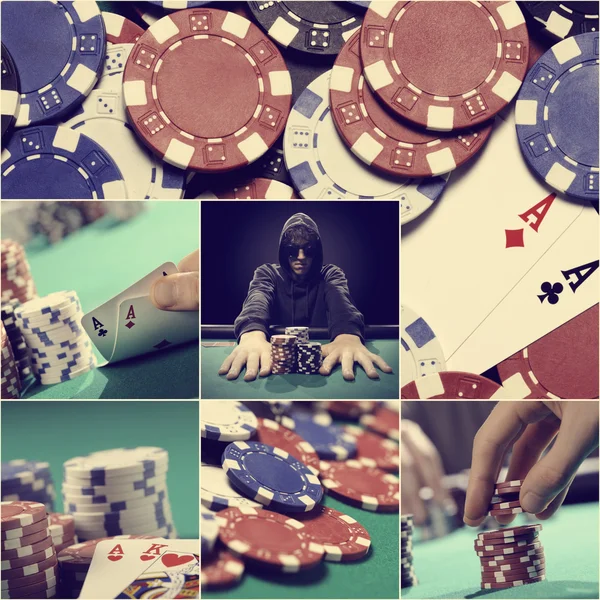 Texas hold 'em poker — Fotografia de Stock
