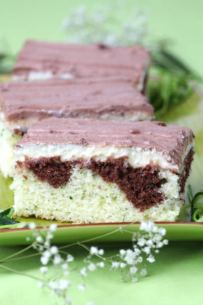 Zucchini cake — Stockfoto