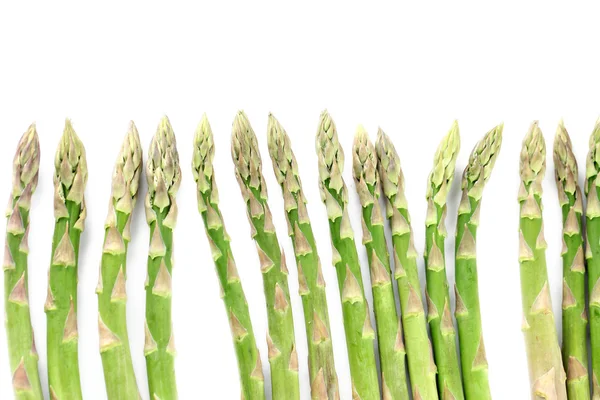 Confine con asparagi verdi — Foto Stock