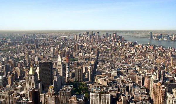 Vista panorámica Midtown y centro de Manhattan — Foto de Stock