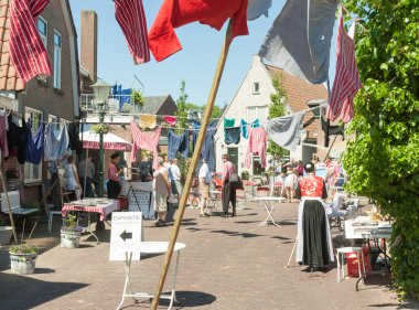 geleneksel bir pazarın, Hollandalı bir tatil