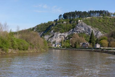 River Meuse in Belgium Ardennes clipart