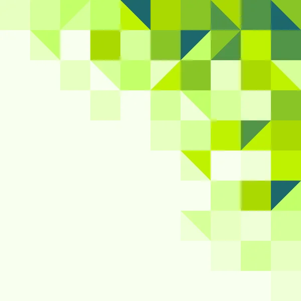 Grön geometrisk bakgrund — Stock vektor