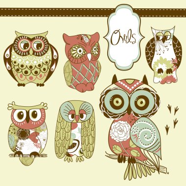 Owls clipart