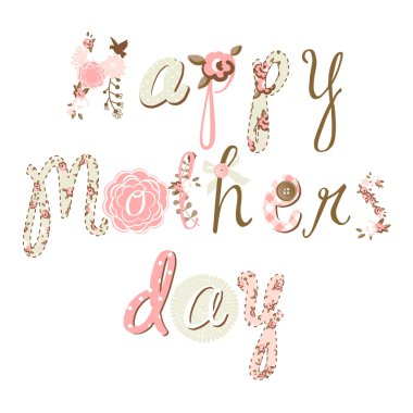 Mothers Day card clipart