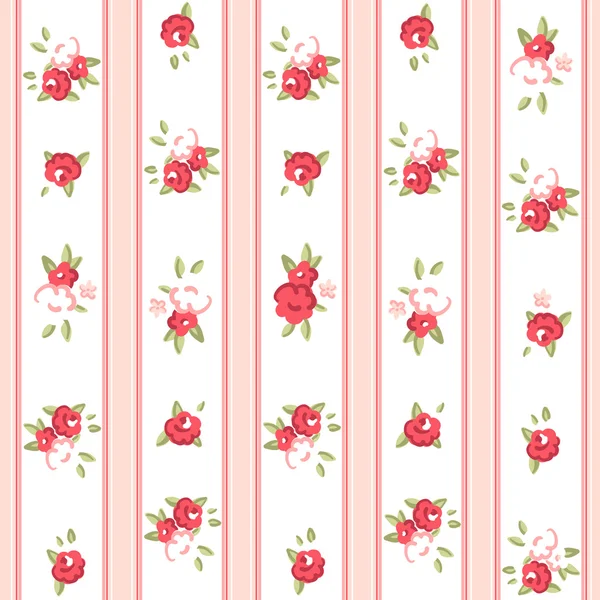 Vintage rosa patrón . — Vector de stock