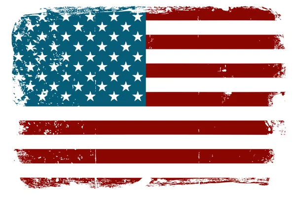 Bandeira americana vintage — Vetor de Stock