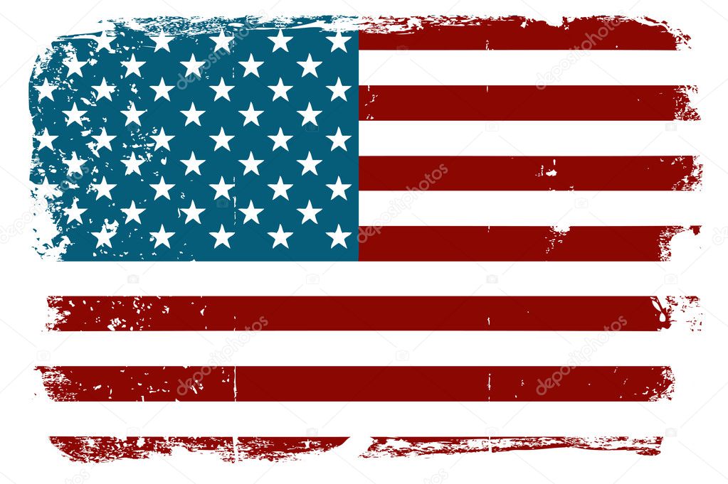 Vintage American flag
