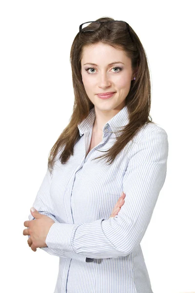 Attractive Young Business Woman — Stock Photo, Image