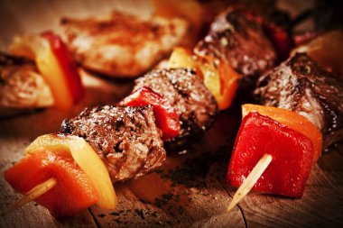 Meat Skewers clipart