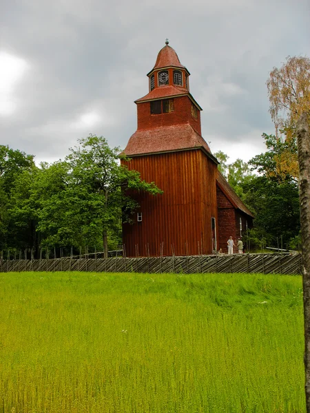 Шведская церковь в Скансене — стоковое фото