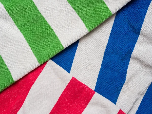 Zářivě barevné ručníky — Stock fotografie
