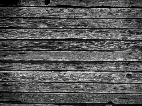 Lado do celeiro de madeira enfraquecida — Fotografia de Stock