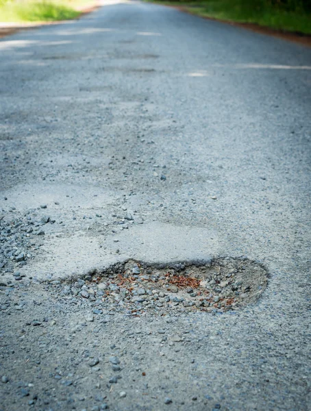 Pothole — Stock Photo, Image