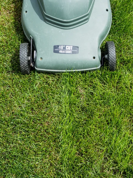 Lawn mower background — Stock Photo, Image