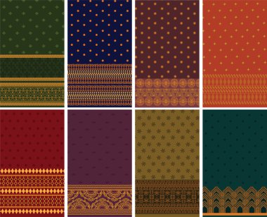 Sari Border Design clipart