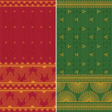 Sari Border Design clipart