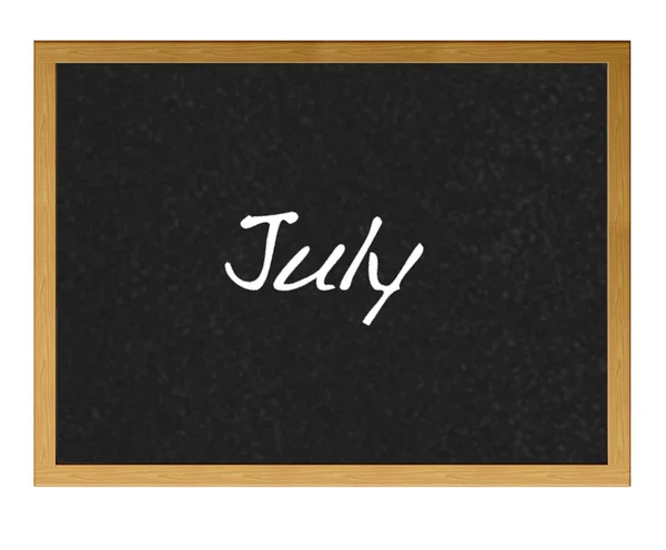 Tablica lipca. — Zdjęcie stockowe