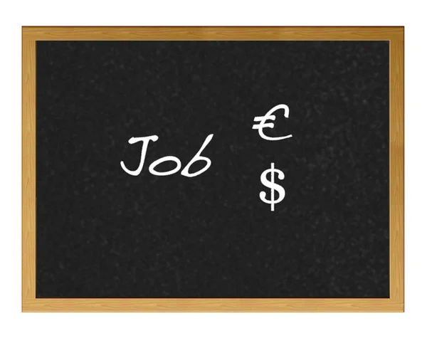 Emprego, dólar do euro . — Fotografia de Stock