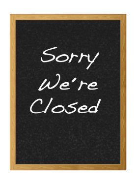 Closed. clipart