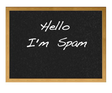 Hello Spam. clipart