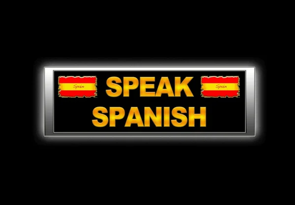 スペイン語を話す. — ストック写真