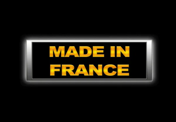 Tillverkad i Frankrike. — Stockfoto