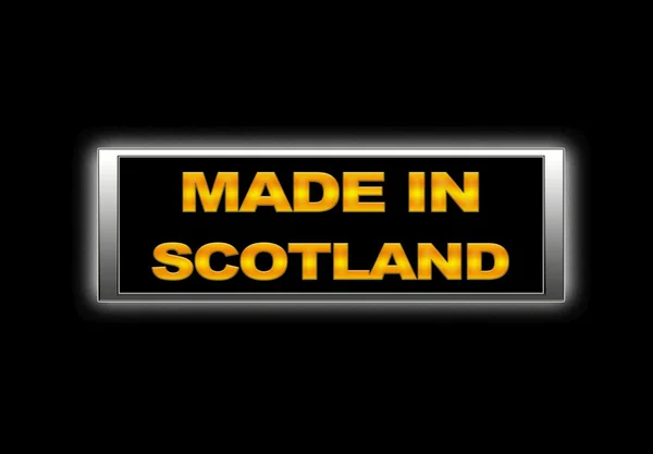 Vyrobené ve Skotsku. — Stock fotografie