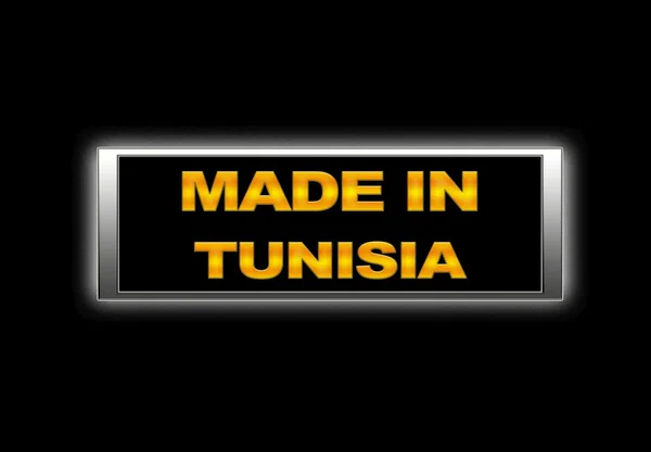 Feito em tunisia . — Fotografia de Stock