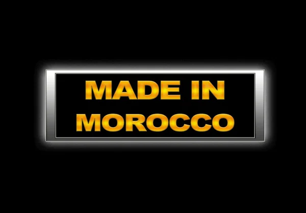 Hecho en Marruecos . — Foto de Stock