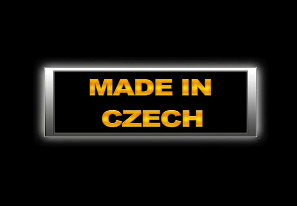 Made in Czech. — Stock Photo, Image