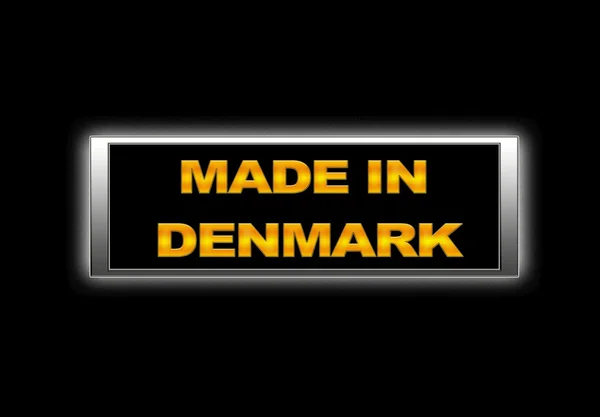 Tillverkad i Danmark. — Stockfoto