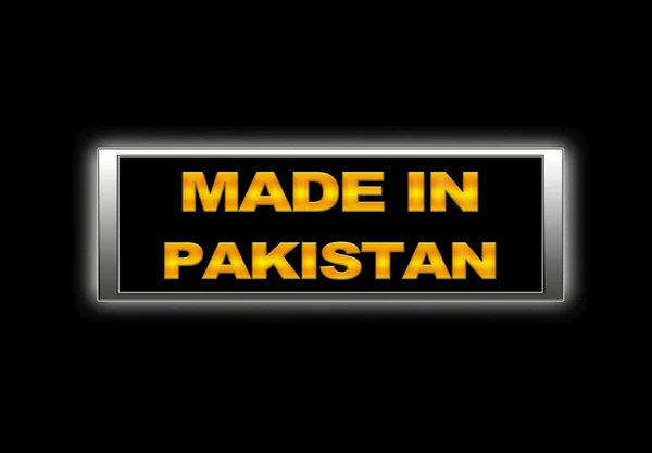Fabriqué au Pakistan . — Photo