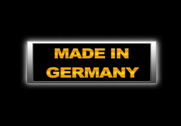 Fabricado na Alemanha . — Fotografia de Stock
