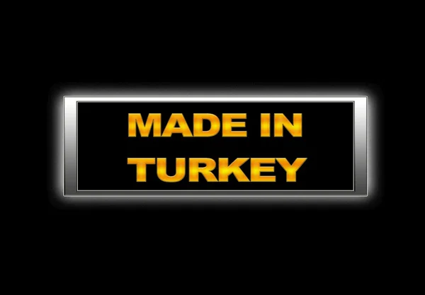 Fabriqué en Turquie . — Photo