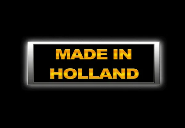 Fabricado na Holanda . — Fotografia de Stock
