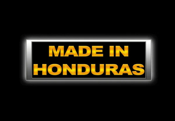 Dibuat di Honduras . — Stok Foto