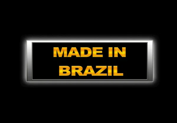 Made in Brasilien. — Stockfoto
