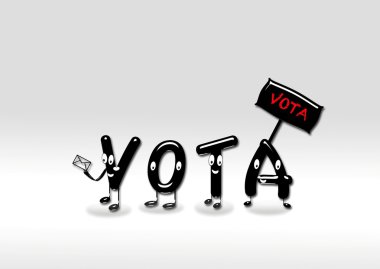 Vote here. clipart