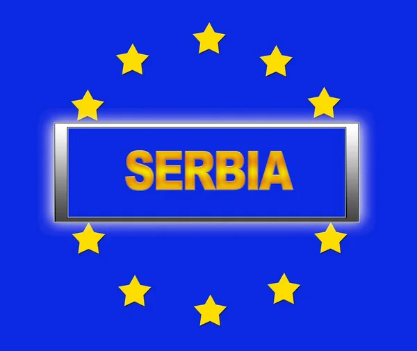 Srbsko. — Stock fotografie