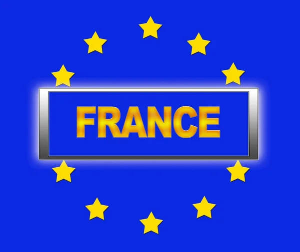 Frankrike. — Stockfoto