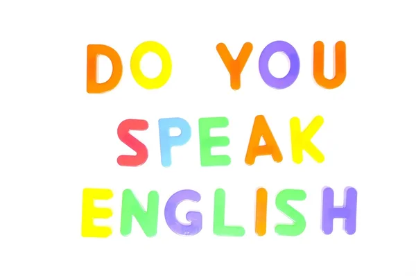 Sprechen Sie Englisch?. — Stockfoto