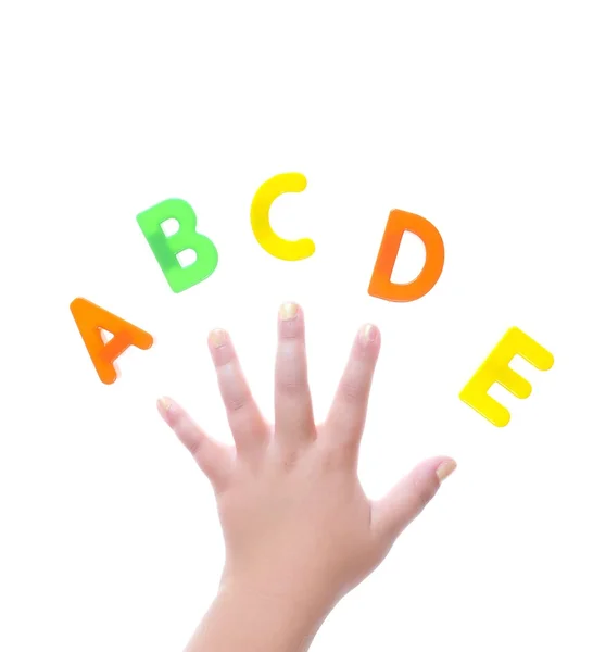 Learning letters. — Stock Photo, Image