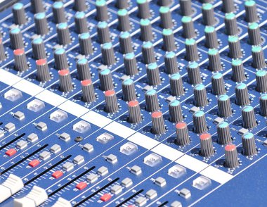 Audio mixer. clipart