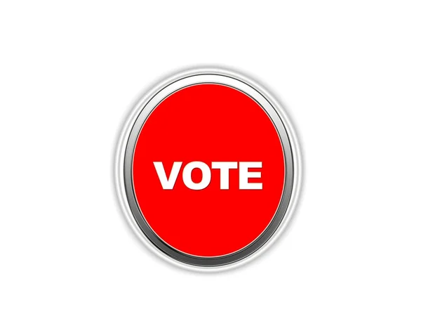 Кнопка голосования . — стоковое фото