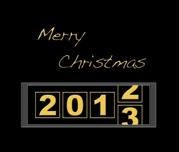 Merry christmas 2013. — Stock Photo, Image