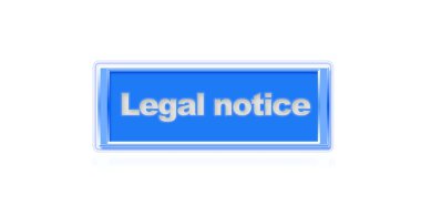 Legal notice button. clipart