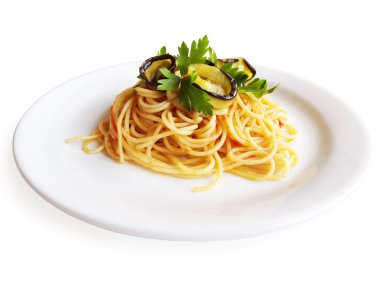 Spaghetti Alla Norma clipart